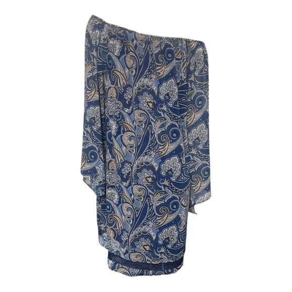 ALICE + OLIVIA Like-New Dreamy Women's Butterfly-Sleeve Mini Dress size L - Picture 2 of 10